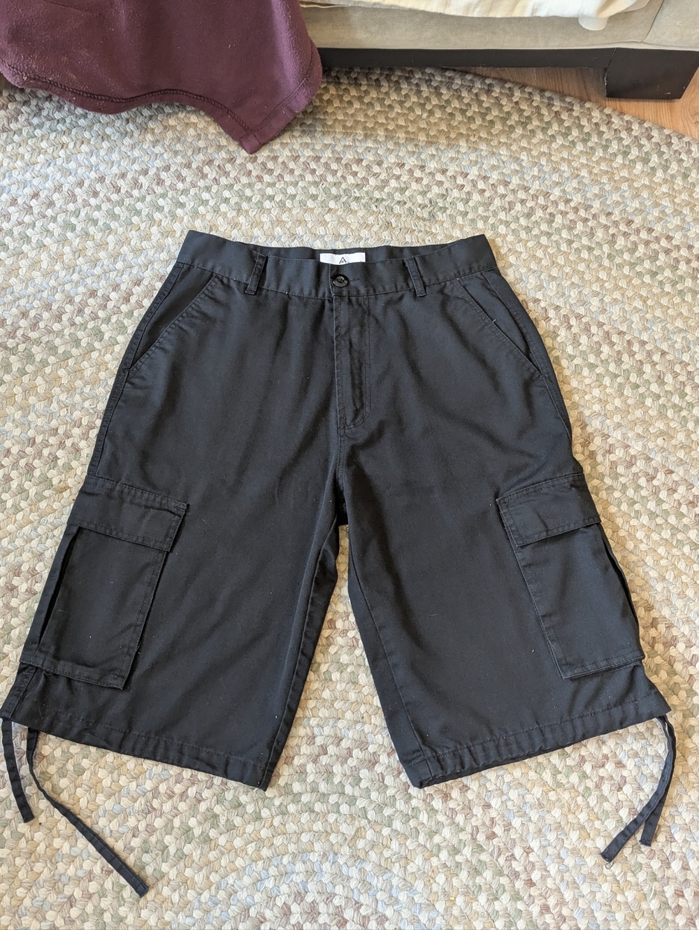Access Men's Black Cargo Shorts - Durable Everyday Wear